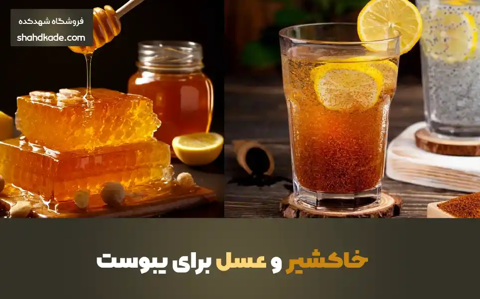 خاکشیر و عسل برای یبوست